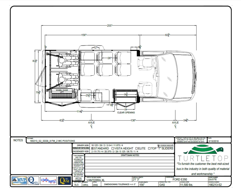 VanTerra XL — 9 + 2 passengers